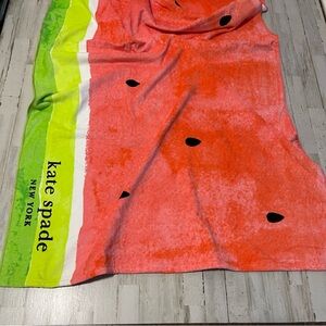 Kate Spade Beach Towel Oversized NWOT Watermelon